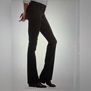 LUCKY BRAND BLACK LOLITA‎ BOOT CUT JEANS W/FLATTERING COMFY STRETCH, MIDRISE